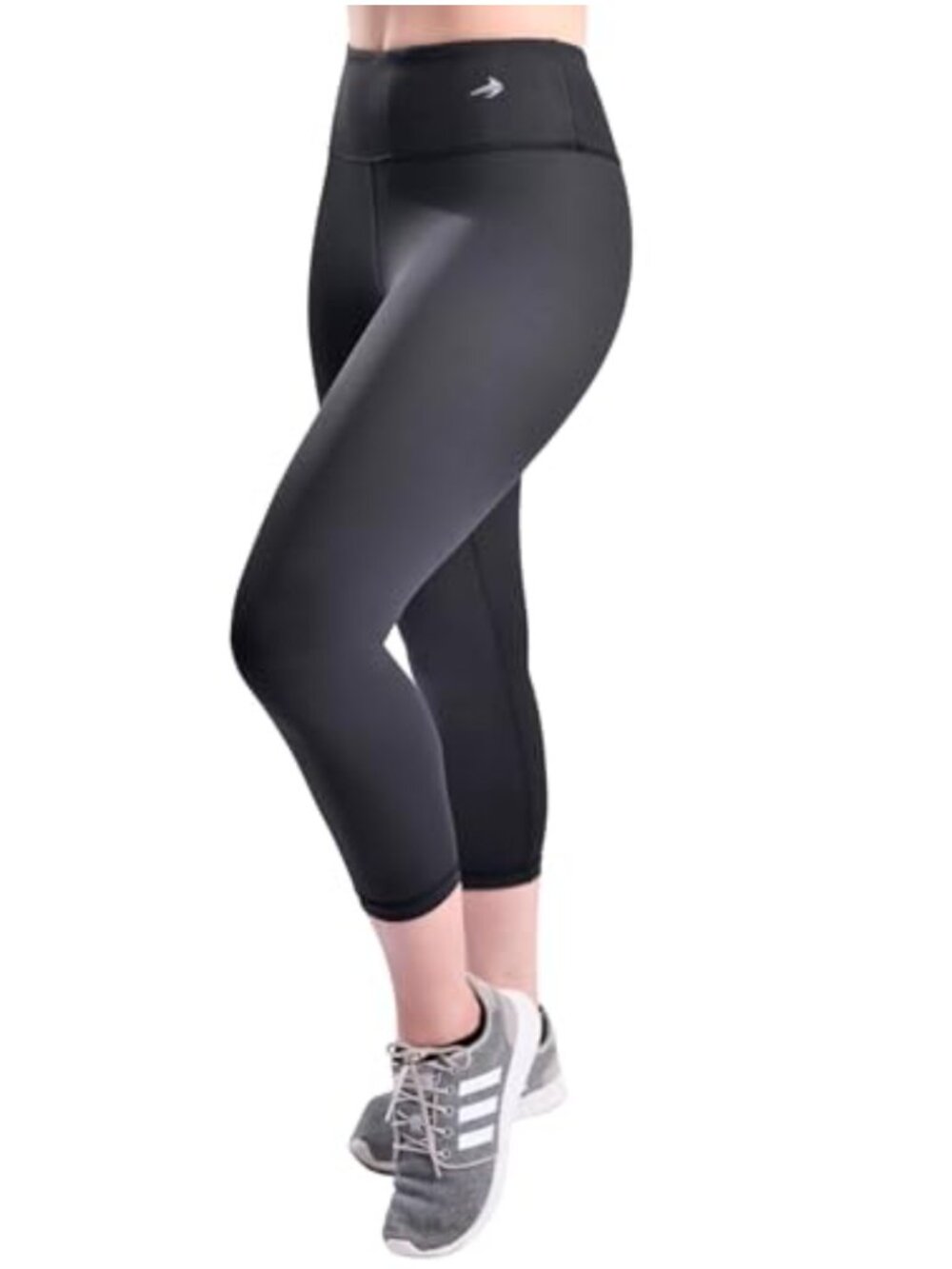 High Waisted Compression Capri Leggings with Pockets for Women Tummy Control
